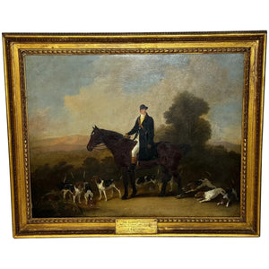 19th Century Oil Painting The Clandon Harriers Hunt John Imms Of Ringmer Up Libertine - Cheshire Antiques Consultant Ltd