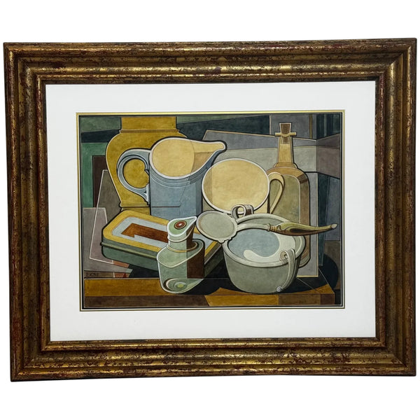 Domestic Kitchen Geometry: A Cubist Still Life Study By Edward Carter Preston 1886–1965