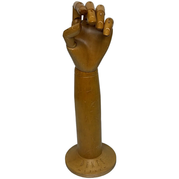 DENTS of Worcester Articulated Glove Display Hand Rare Advertising Counter Model