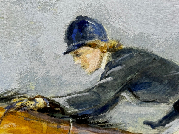 Equestrian Masterpiece Pat Smythe & Finality Showjumper of the Year, Horse of the Year Show, Harringay 1949