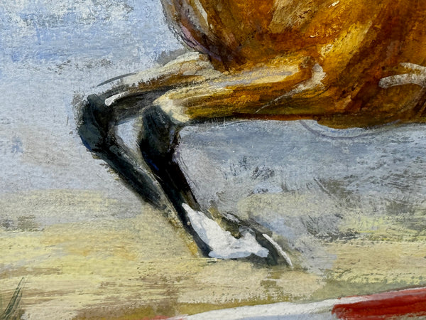 Equestrian Masterpiece Pat Smythe & Finality Showjumper of the Year, Horse of the Year Show, Harringay 1949