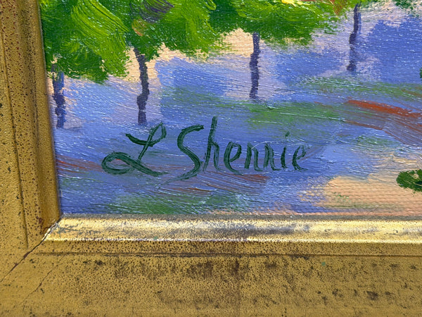 California Rancho Sisquoc Vineyard Oil Painting Memories of Foxen Canyon by Laurel Sherrie