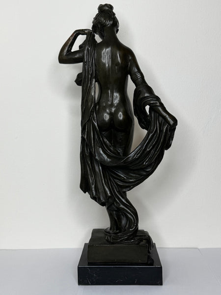 La Source After Auguste Moreau  c1900 French Art Nouveau Bronze Celebrating Feminine Harmony