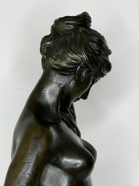 La Source After Auguste Moreau  c1900 French Art Nouveau Bronze Celebrating Feminine Harmony