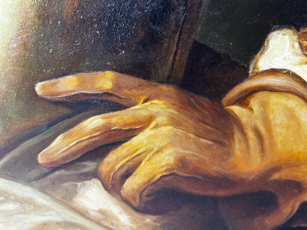 Baroque Grandeur Portrait of Jean Philippe d’Orléans in Ceremonial Armour After Jean-François de Troy