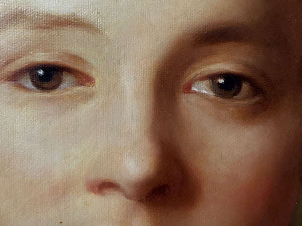 Baroque Grandeur Portrait of Jean Philippe d’Orléans in Ceremonial Armour After Jean-François de Troy