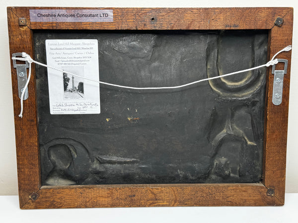 🏛️ Exceptional Milanese Bronze Relief Renaissance Revival Heraldry Castello Sforzesco Wall Sculpture