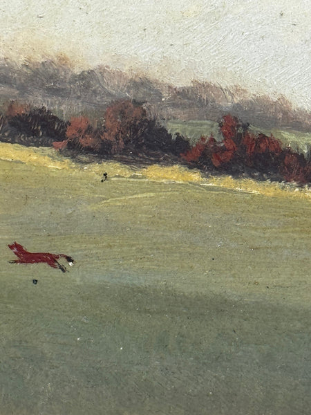 View Halloo The Berkeley Hunt – A Victorian Sporting Oil c1880