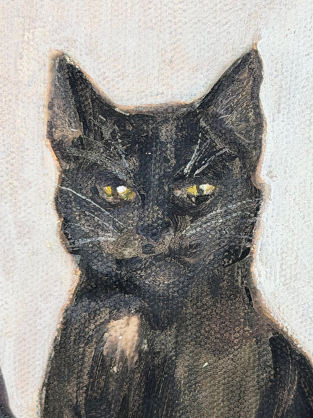 Five Cats Pastel Drawing In The Manner Of Louis Wain – The Curious Quintet