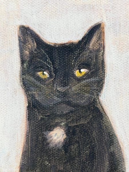 Five Cats Pastel Drawing In The Manner Of Louis Wain – The Curious Quintet