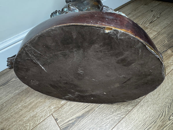 Grand Tour French Bronze Call of the Triton Conch Sea Putti After Claude Michel Clodion c.1820