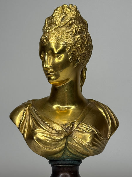 Belle Époque Bronze Bust of Marie Antoinette –Parisian Workshop c.1880