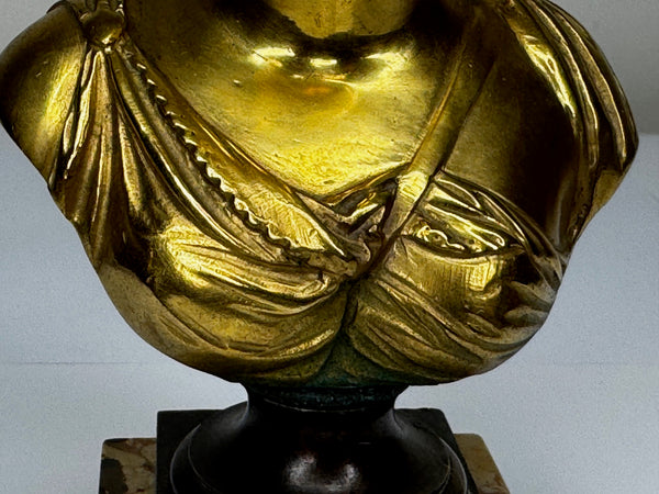 Belle Époque Bronze Bust of Marie Antoinette –Parisian Workshop c.1880