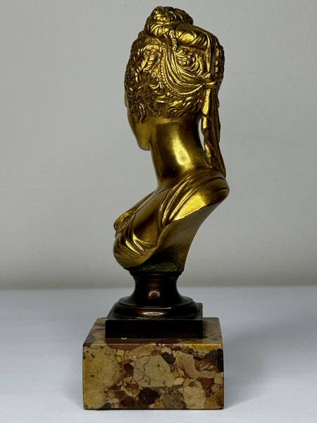Belle Époque Bronze Bust of Marie Antoinette –Parisian Workshop c.1880