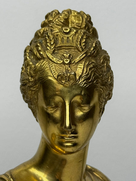 Belle Époque Bronze Bust of Marie Antoinette –Parisian Workshop c.1880