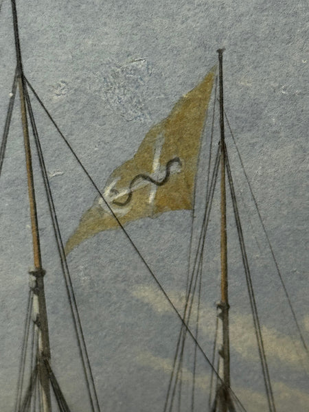 HMY Victoria & Albert I First Royal Steam Yacht off Osborne House 19thC Victorian British Marine Watercolour in the Manner of Nicholas Condy