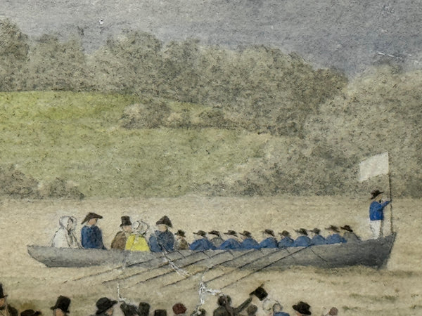 HMY Victoria & Albert I First Royal Steam Yacht off Osborne House 19thC Victorian British Marine Watercolour in the Manner of Nicholas Condy