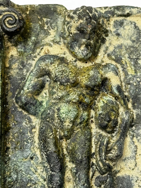 Classical Mythology Roman Bronze Plaque Mount Hercules