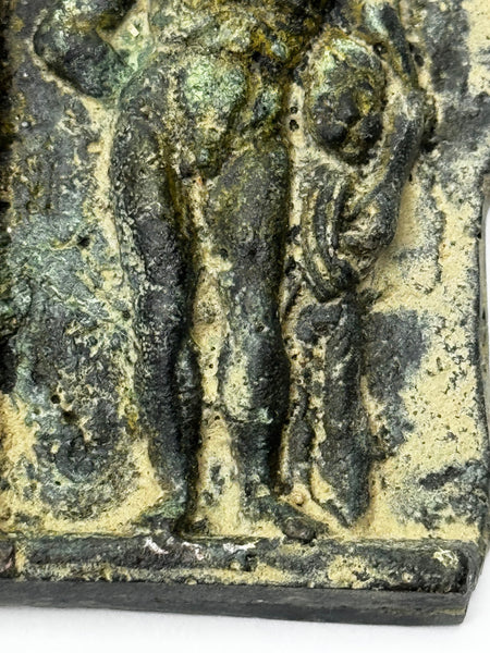 Classical Mythology Roman Bronze Plaque Mount Hercules