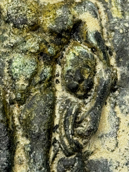 Classical Mythology Roman Bronze Plaque Mount Hercules