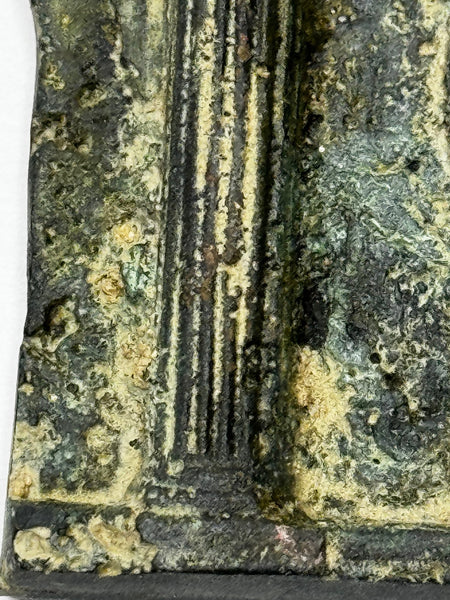 Classical Mythology Roman Bronze Plaque Mount Hercules