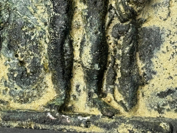 Classical Mythology Roman Bronze Plaque Mount Hercules