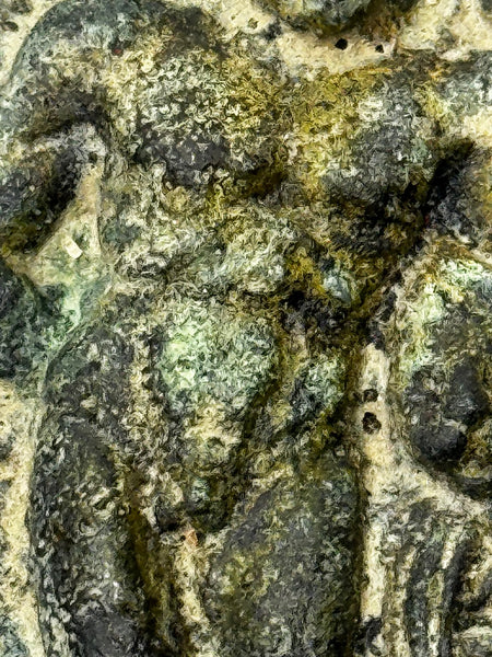 Classical Mythology Roman Bronze Plaque Mount Hercules