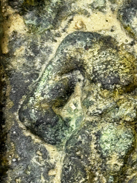 Classical Mythology Roman Bronze Plaque Mount Hercules