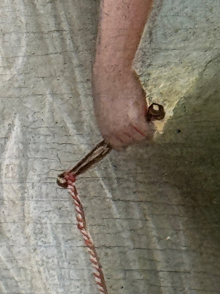 Historical Portrait Louisa Cooke With Her Dog Mr Quiz In The Manner of George Romney C1802