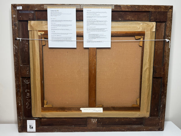 Ships That Pass in the Night — RMS Titanic by Moonlight with RMS Olympic on the Horizon — Oil on Canvas