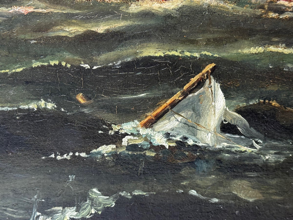 USS Constitution Captures HMS Cyane & HMS Levant, War of 1812 — in the manner of Thomas Buttersworth