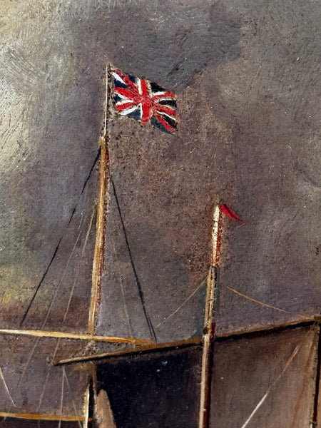 USS Constitution Captures HMS Cyane & HMS Levant, War of 1812 — in the manner of Thomas Buttersworth