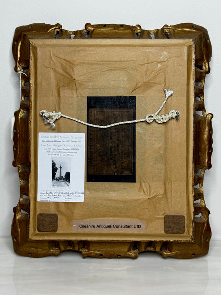 19th Century Oil Painting Gordon Setter with Irish Red & White Hunt Dogs By Colin Graeme Roe