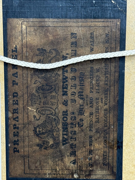 19th Century Oil Painting Gordon Setter with Irish Red & White Hunt Dogs By Colin Graeme Roe