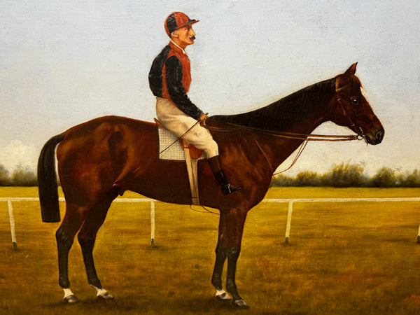 Victorian Winner’s Oil Portrait: Master Walter — Governor’s Cup, Colombo Colonial Races c1894 Owner Horace Deane-Drummond