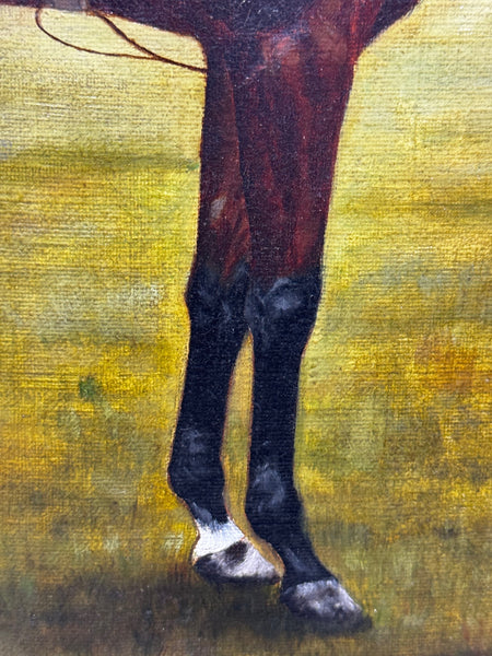 Victorian Winner’s Oil Portrait: Master Walter — Governor’s Cup, Colombo Colonial Races c1894 Owner Horace Deane-Drummond