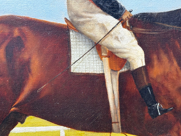 Victorian Winner’s Oil Portrait: Master Walter — Governor’s Cup, Colombo Colonial Races c1894 Owner Horace Deane-Drummond