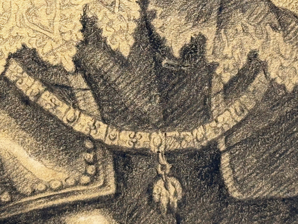 Nobility in Graphite — John VIII, Count of Nassau, in Ceremonial Armor After Van Dyck)