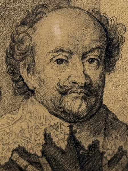 Nobility in Graphite — John VIII, Count of Nassau, in Ceremonial Armor After Van Dyck)