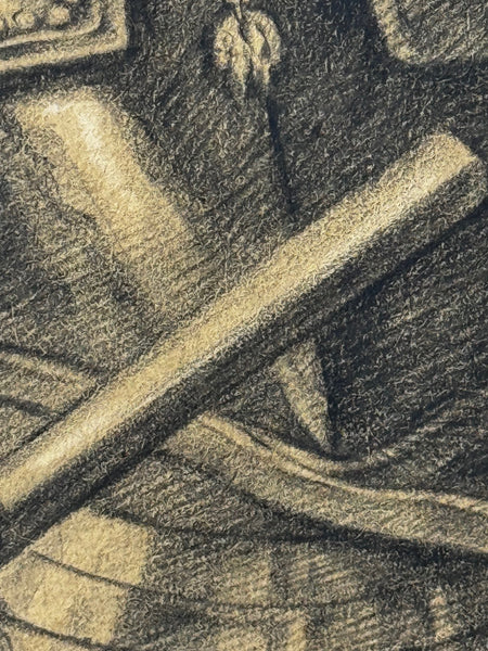 Nobility in Graphite — John VIII, Count of Nassau, in Ceremonial Armor After Van Dyck)