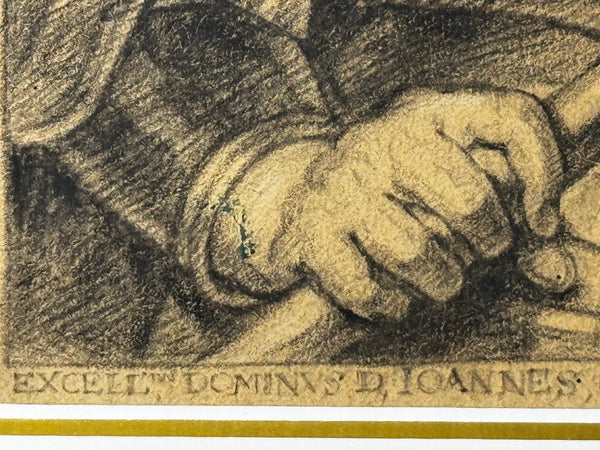 Nobility in Graphite — John VIII, Count of Nassau, in Ceremonial Armor After Van Dyck)