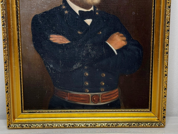 Oil Painting General Robert E. Lee Confederate Commander of The Army Of Northern Virginia