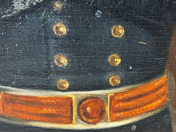 Oil Painting General Robert E. Lee Confederate Commander of The Army Of Northern Virginia