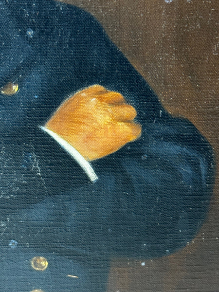 Oil Painting General Robert E. Lee Confederate Commander of The Army Of Northern Virginia