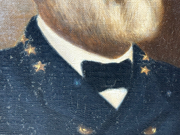 Oil Painting General Robert E. Lee Confederate Commander of The Army Of Northern Virginia