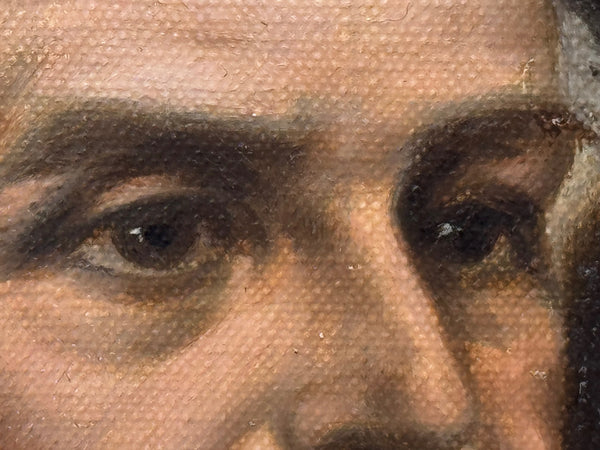 Oil Painting General Robert E. Lee Confederate Commander of The Army Of Northern Virginia