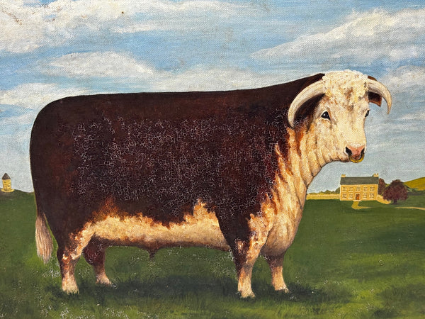 Prized Hereford Bull In the Manner of William Henry Davis