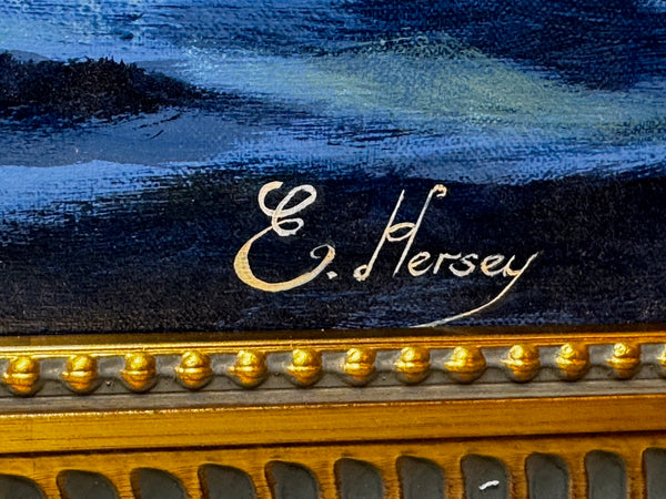 Lake Windermere Sovereignty — Fairline Squadron 50 Yacht in Motion By Edward Hersey (British, b. 1948)