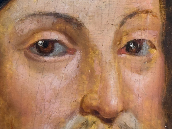 Oil Portrait of King Henry VIII Following the Holbein Prototype