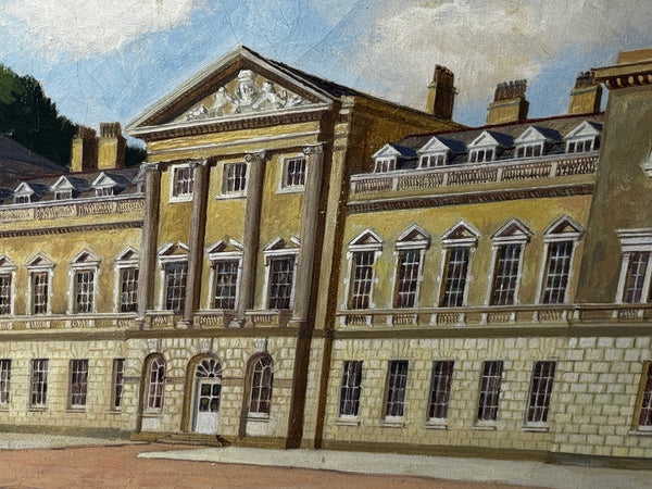 Historic Painting Duke Of Bedford’s Main Estate Woburn Abbey In Bedfordshire